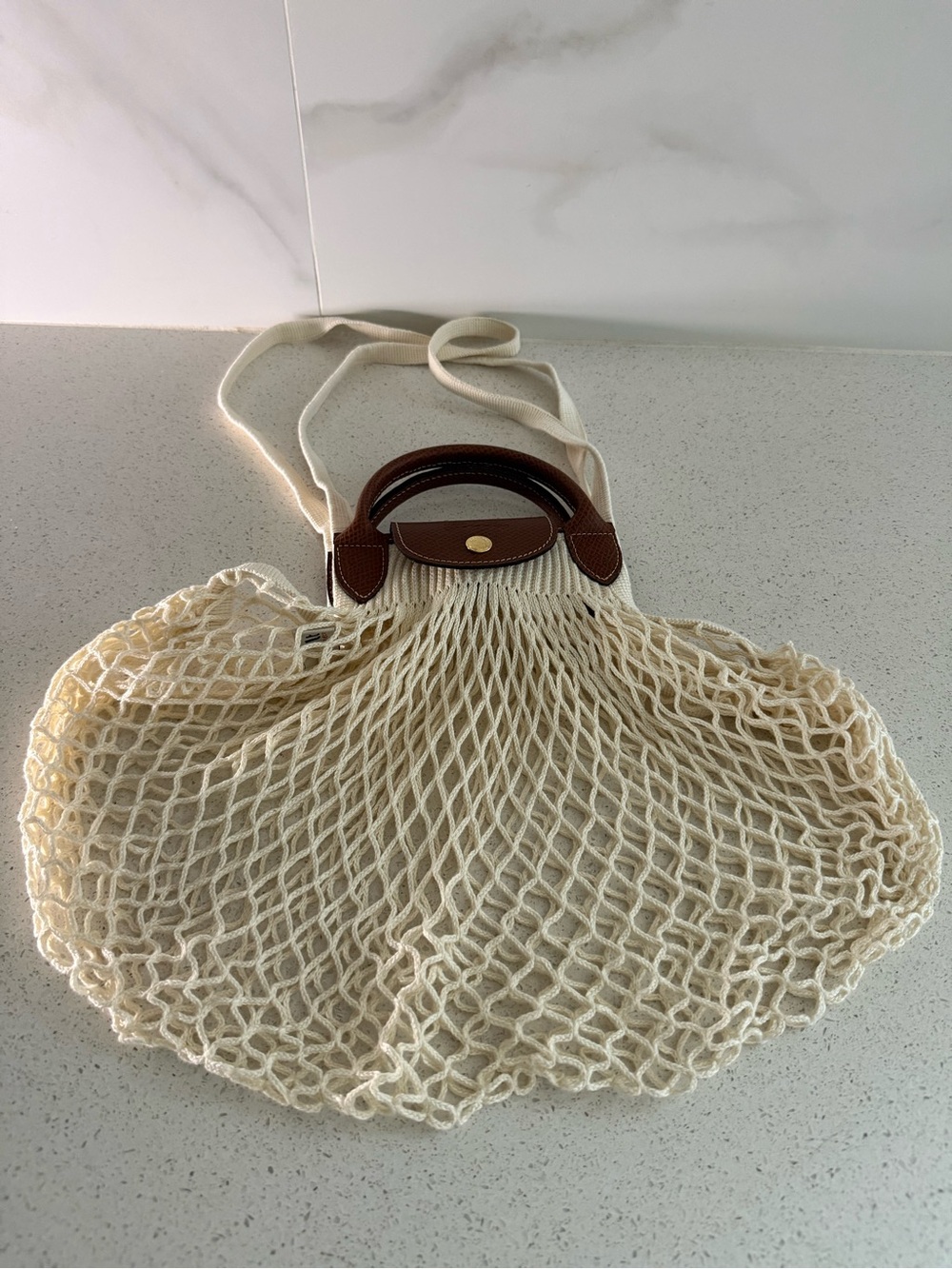 Longchamp Le Pliage Filet Bag - Picture 4 of 7